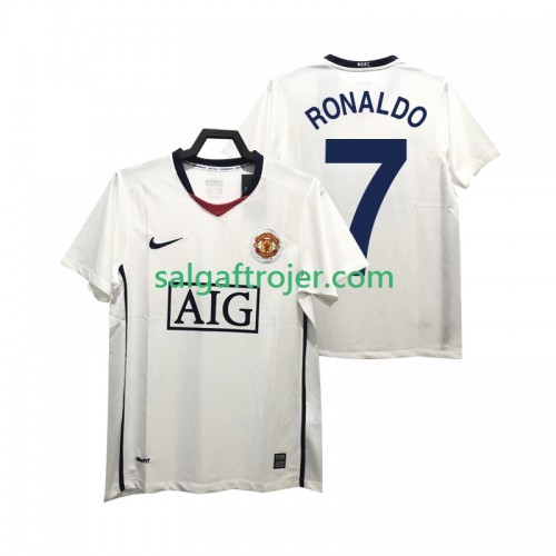 Manchester United Ronaldo 7 Premier League 2008 2009 Fodboldtrøjer Retro Udebanesæt Kort ærmer Manchester United Ronaldo 7 Premier League 2008 2009 Fodboldtrøjer Retro Udebanesæt Kort ærmer